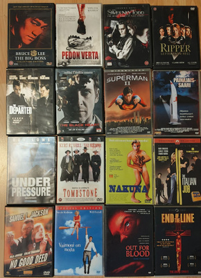 Dvd paketti 96kpl