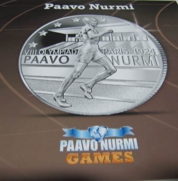 * Paavo Nurmi Hopeoitu Juhlaraha Lue Kuvaus