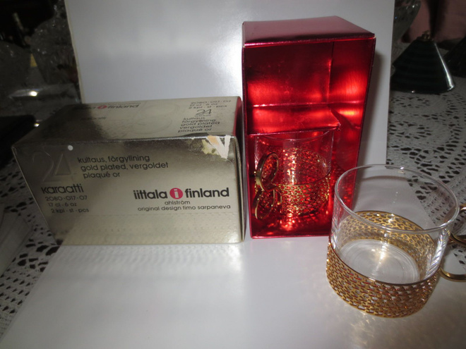 2 kpl Iittala Karaatti Laseja