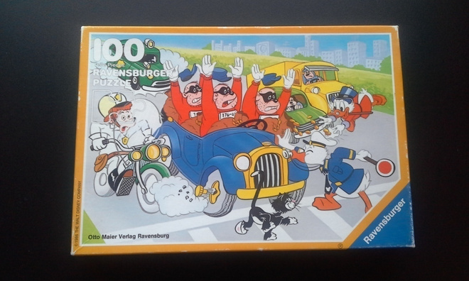 Disney / Ravensburger 100 palan palapeli 1986 "Too bad, boys