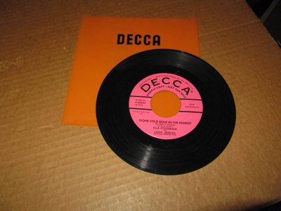 Ella Fitzgerald & Louis Jordan 7" Peas And Rice v.1957 PROMO