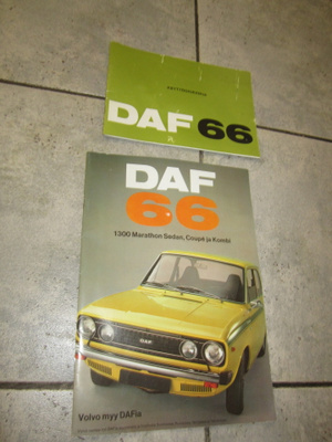 DAF 66 Marathon esite ja käyttöohjekirja - siistit