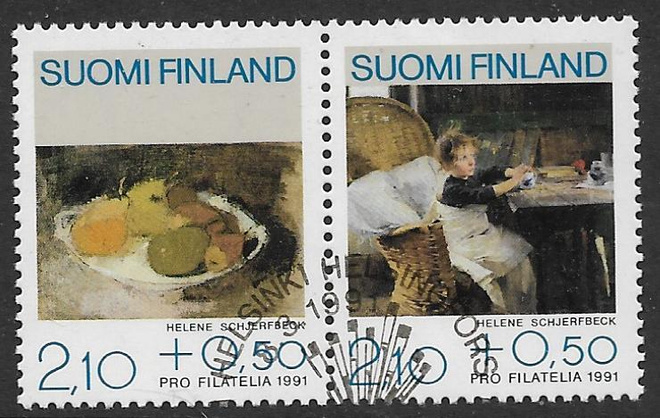 Pro filatelia 1991 (LAPE 1128-1129) EP O pari