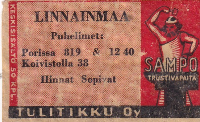 Pori, Linnainmaa , Sampo,      7/13
