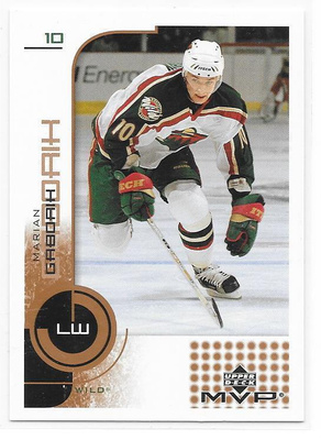 2002-03 Upper Deck MVP #89 Marian Gaborik Minnesota Wild