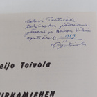 Keijo Toivola : Virkamiehen sattumukset (signeerattu, tek... - pikkukuva 3