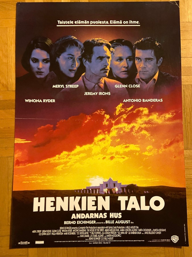 Vanha elokuvajuliste: Henkien talo