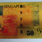 Singapore 50 Dollars v.2010 UNC kullattu (muoviseteli) - pikkukuva 2
