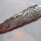 VINTAGE FILIGRAN METALLIKAUHA pituus n. 31cm - pikkukuva 2