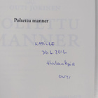 Outi Jokinen : Poltettu manner (signeerattu, tekijän omiste) - pikkukuva 3