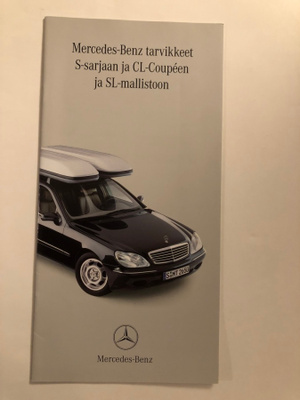 Myyntiesite - Mercedes-Benz tarvikkeet S, CL ja SL - 3/1999