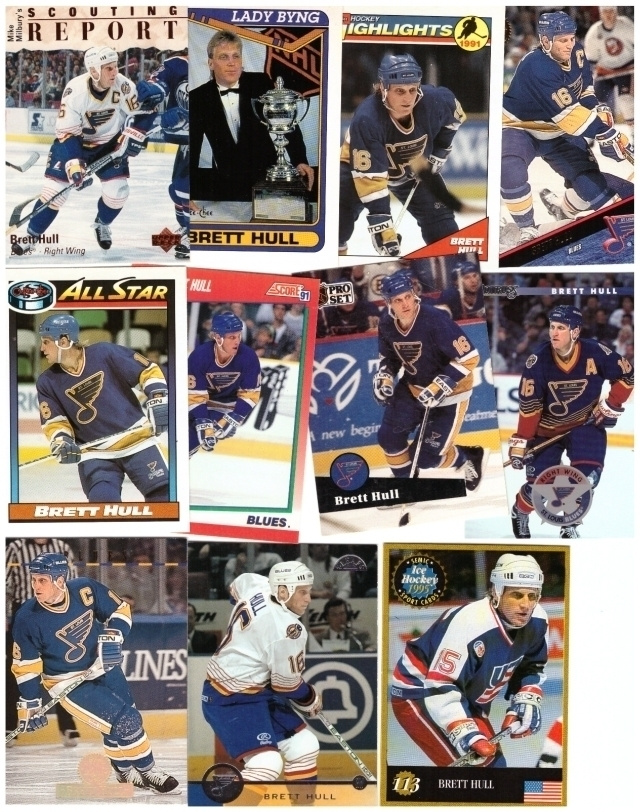 11 x BRETT HULL  St. Louis Blues, Team USA