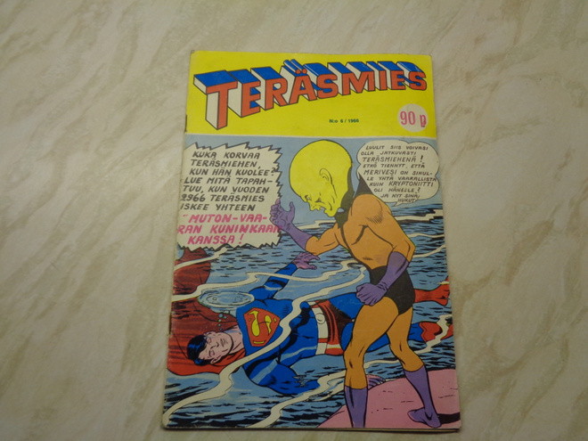 TERÄSMIES N:o 6 1966 sarjakuva