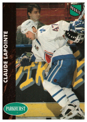 Legenda CLAUDE LaPOINTE Nordiques 1992 Parkhurst #370