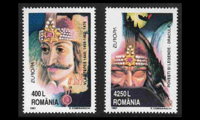 Romania 5253-4 ** Europa myytit ja legendat (1997)