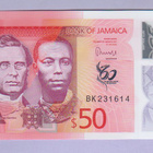 Jamaica 50 Dollars v.2022 UNC P-96 Polymer (Comm.) - pikkukuva 1