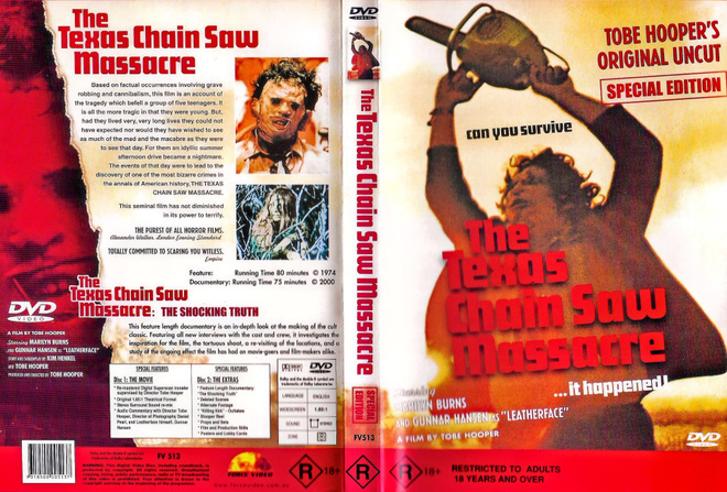 TEXAS CHAINSAW MASSACRE 2VDV TOBE HOOPER + dokumentti (2000)
