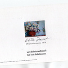 Claude Monet °°CHRYSANTHEMUMS°° 2-osainen KORTTI - pikkukuva 2