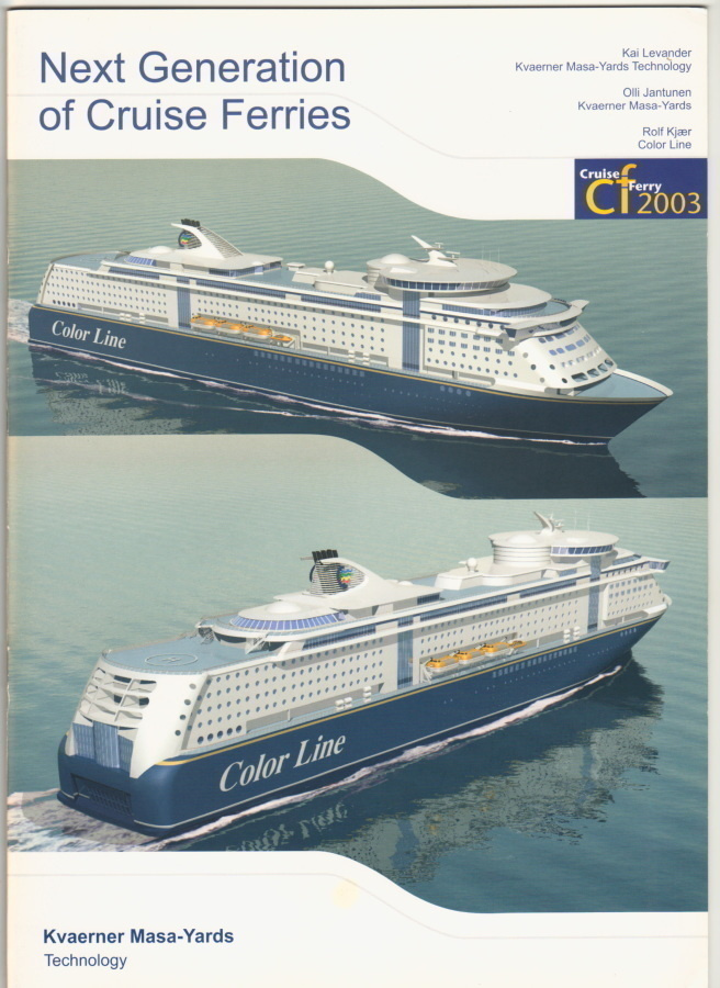 Kvaerner Masa-Yards esite 2003 Cruise ferries