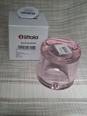 Iittala kivi tuikku vaaleanpunainen pale pink