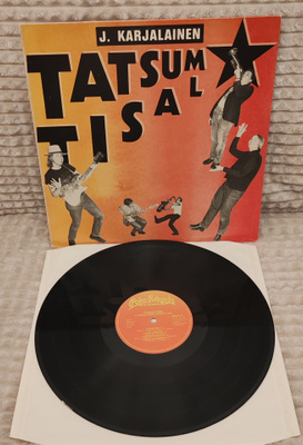 J. Karjalainen Ja Mustat Lasit Tatsum Tisal lp