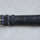 20mm nahkaranneke - musta - pikkukuva 1