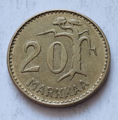 20 mk, circ, v . 1961