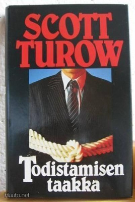 Scott Turow: Todistamisen taakka,   SSK-90. 474 s. Sid.