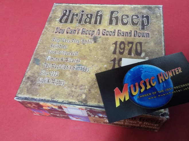 URIAH HEEP - YOU CAN'T KEEP A GOOD BAND DOWN 7CD BOKSI