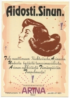 Oulu tanssiravintola Arina
