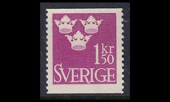 Ruotsi 365 ** Kolme kruunua 1.50 Kr (1951)
