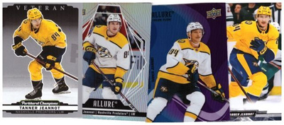 4 x TANNER JEANNOT  Predators, Erikois Ym. Kortteja