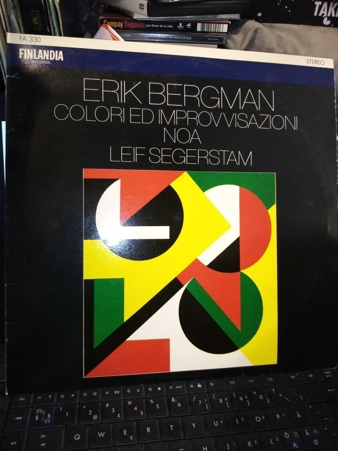 LP Erik Bergman : COLORI ED IMPROVVISAZIONI NOA