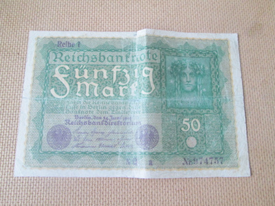 Reich: 50 Mark 1919