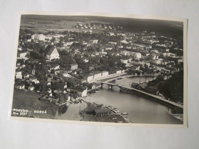 VANHA Postikortti Porvoo 1939