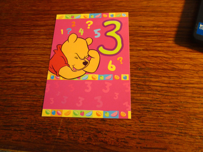 disney postikortti nalle 3v viivoittamaton kulkematon
