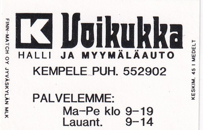 Kempele. K - Voikukka   b420