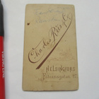 Sotilaspotretti visiittikortti 10x6cm nimetty - pikkukuva 2