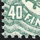 1926 M-17 40 p kapeat numerot HR ** LaPe 115 B I W 1 väri b - pikkukuva 1
