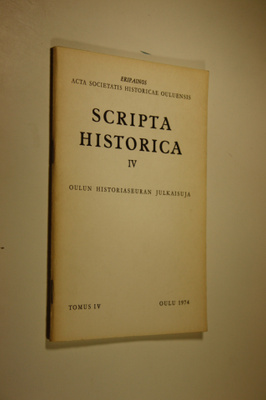 Scripta historica IV (eripainos) : acta Societatis histor...
