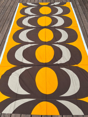 Vintage Marimekko ”Kaivo”-verho (Maija Isola 1965)