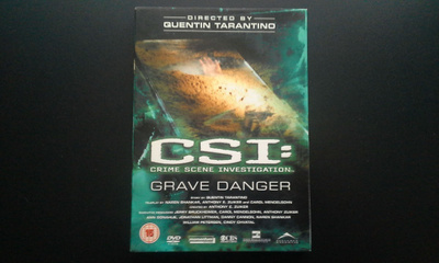 DVD: CSI Grave Danger (O: Quentin Tarantino 2005)