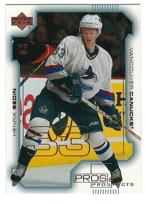 00-01 Upper Deck Pros & Prospects #85 Henrik Sedin
