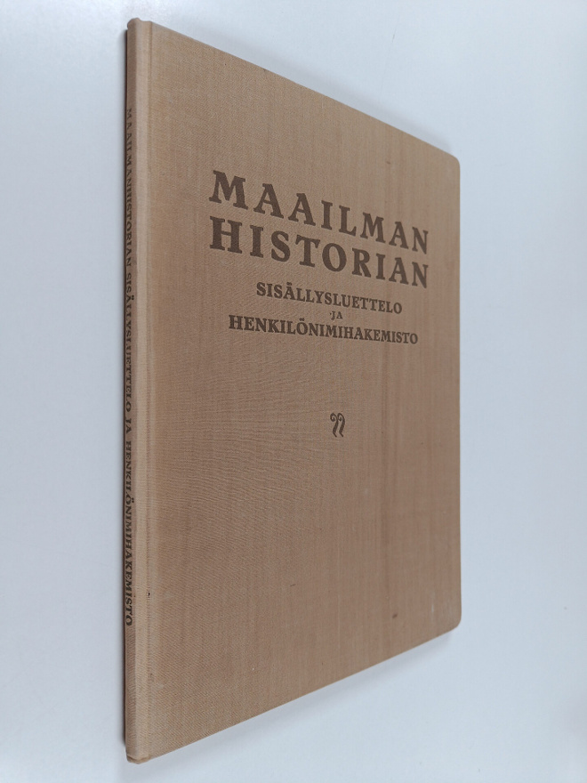 Maailmanhistorian sisällysluettelo ja henkilöhakemisto