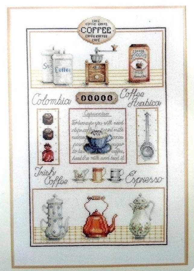 Ristipistomalli  Kahvi - taulu Coffee / Lanarte