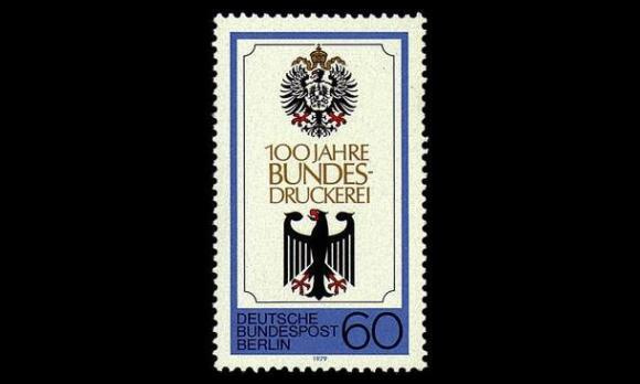 Berlin 598 ** Valtion kirjapaino 100v (1979)