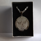 Arkkienkeli Mikael Amuletti (Stainless Steel) - pikkukuva 1
