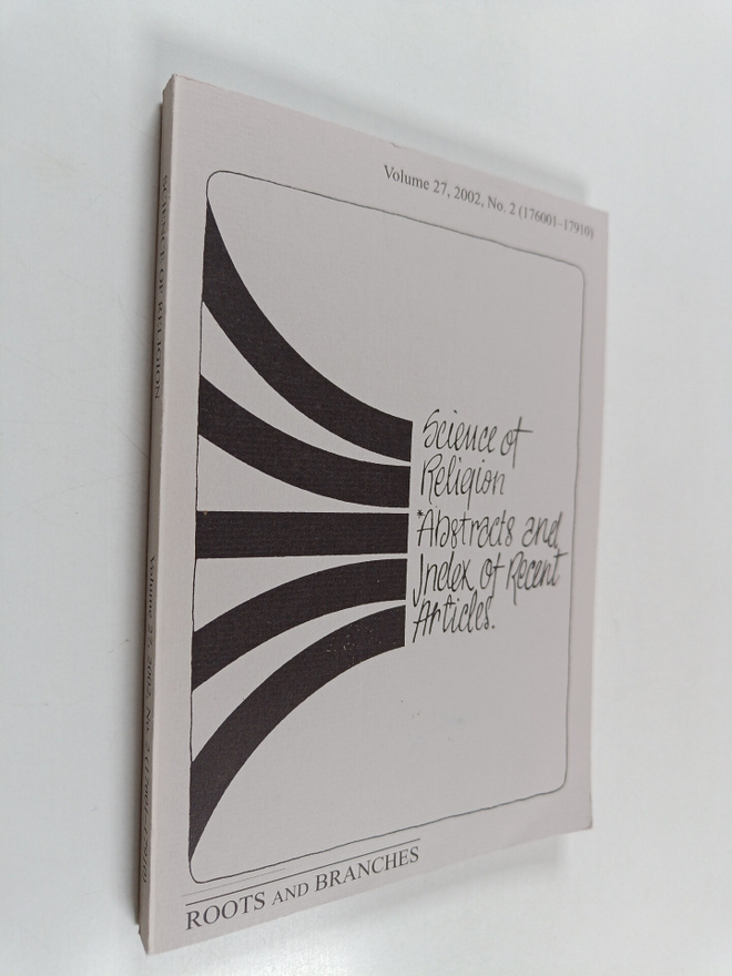 Science of religion : volume 27, 2002, no. 2 (17601-17910)