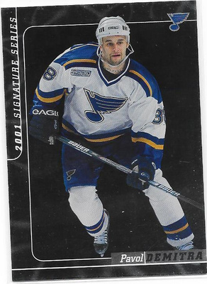 2000-01 BAP Siganure Series #124 Pavol Demitra St Louis Blue