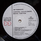 Jim Pembroke: Corporal Cauliflowers Mental Function LP 1977 - pikkukuva 3